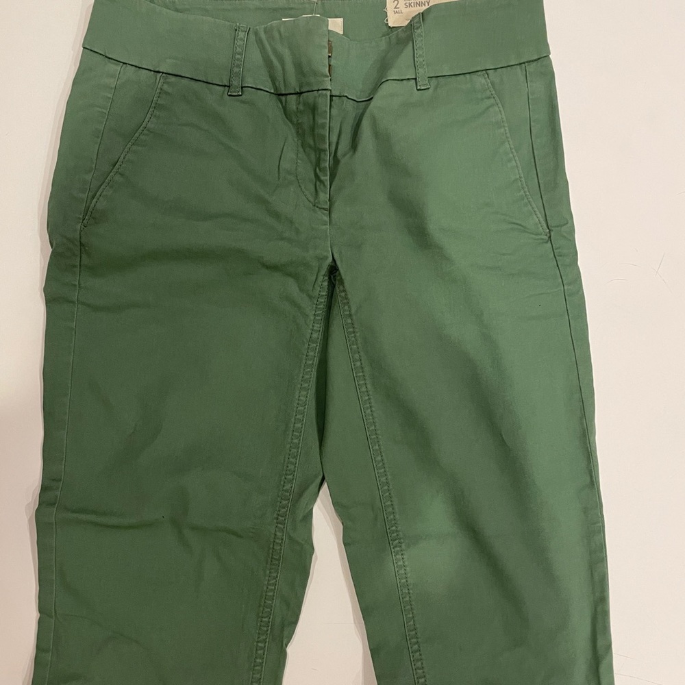 loft green pants (marisa skinny) - Picture 2 of 5